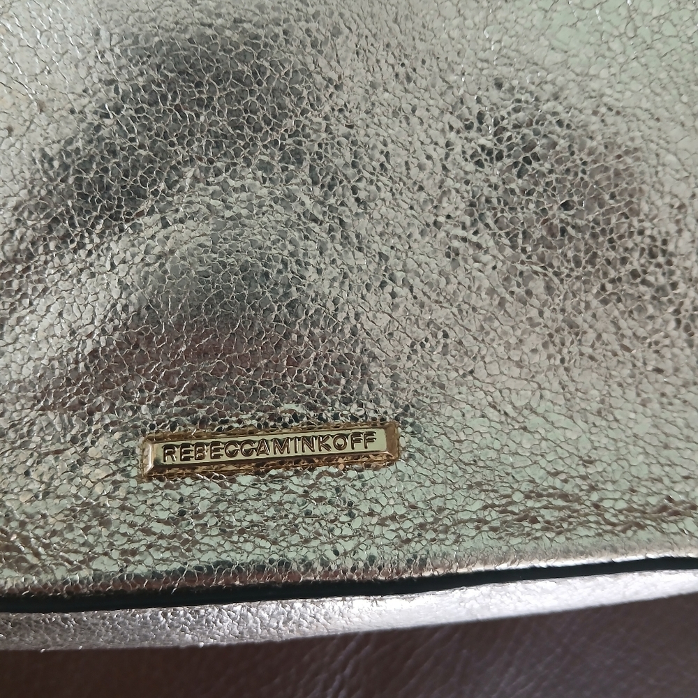 Rebecca Minkoff Gold Purse Shoulder Bag - Picture 7 of 10